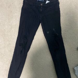 Size w27 black ripped jeans